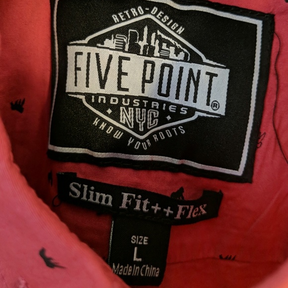 Red button down shirt - Picture 2 of 3